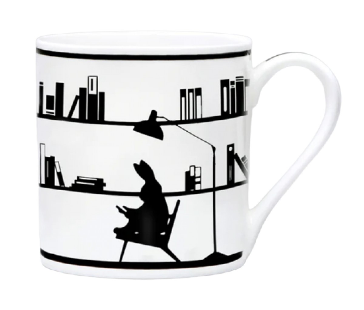 Reading Rabbit Mug