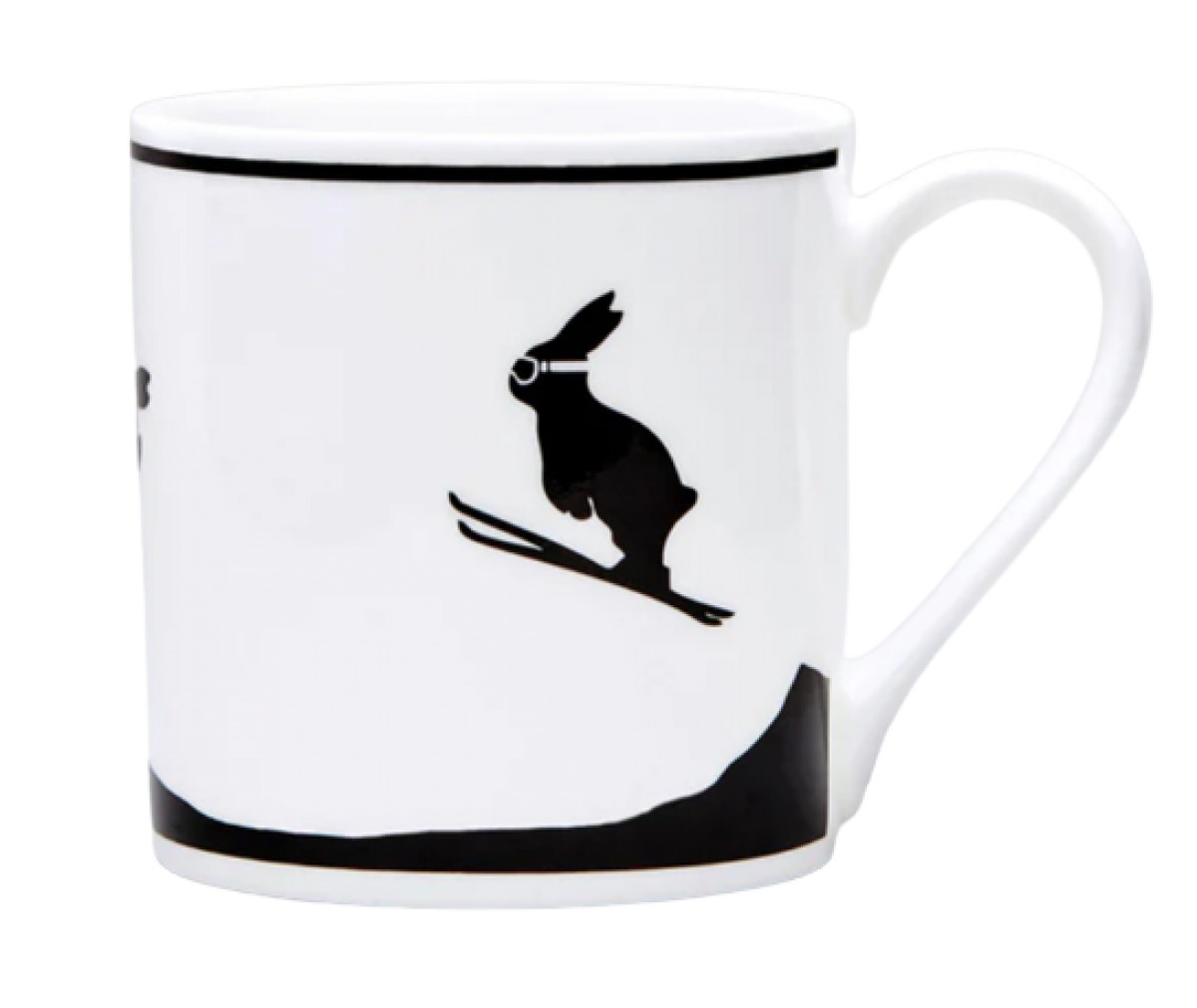 Ski Jumping Rabbit Mug