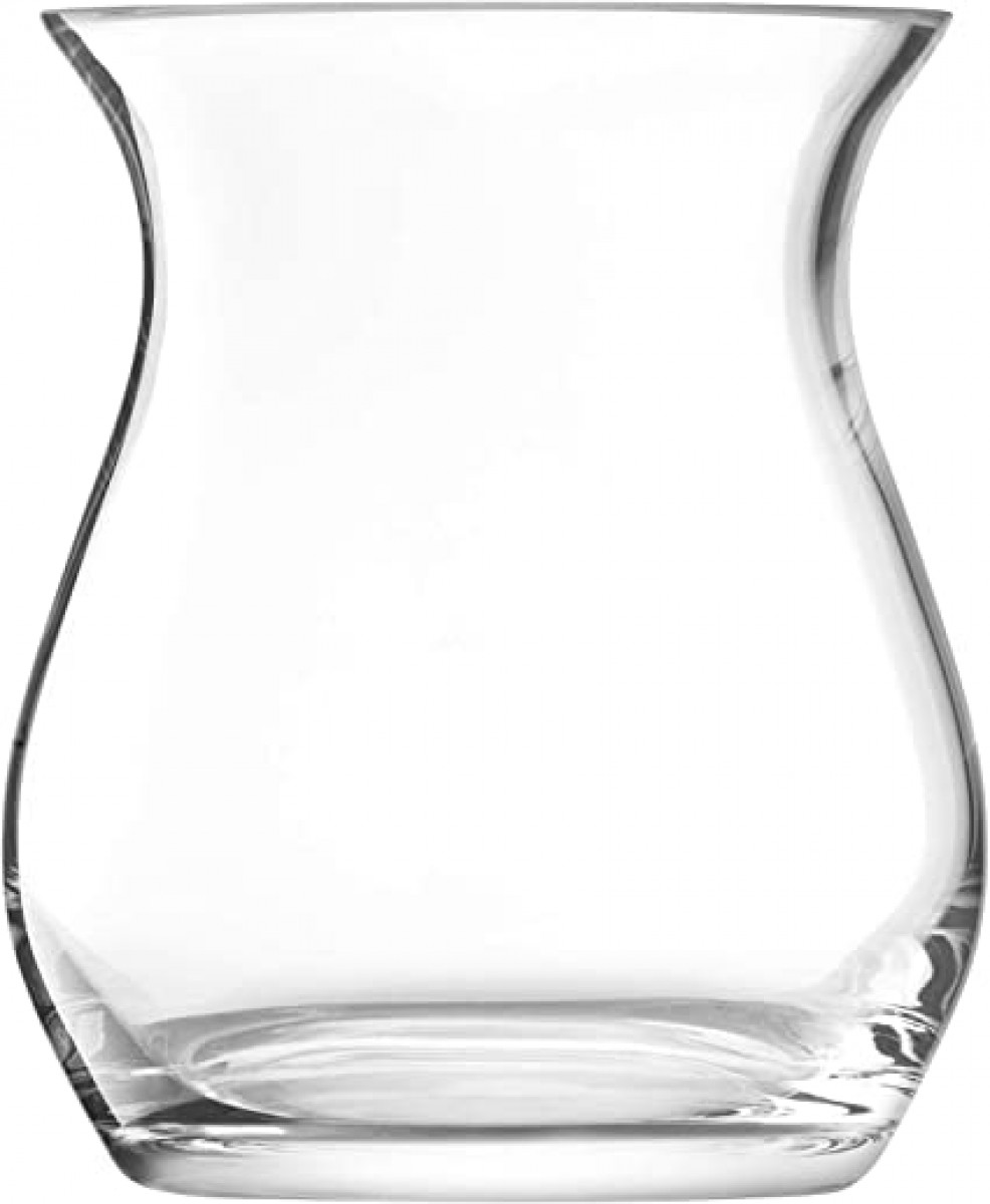 Flower Open Posy Vase H23 cm, Clear