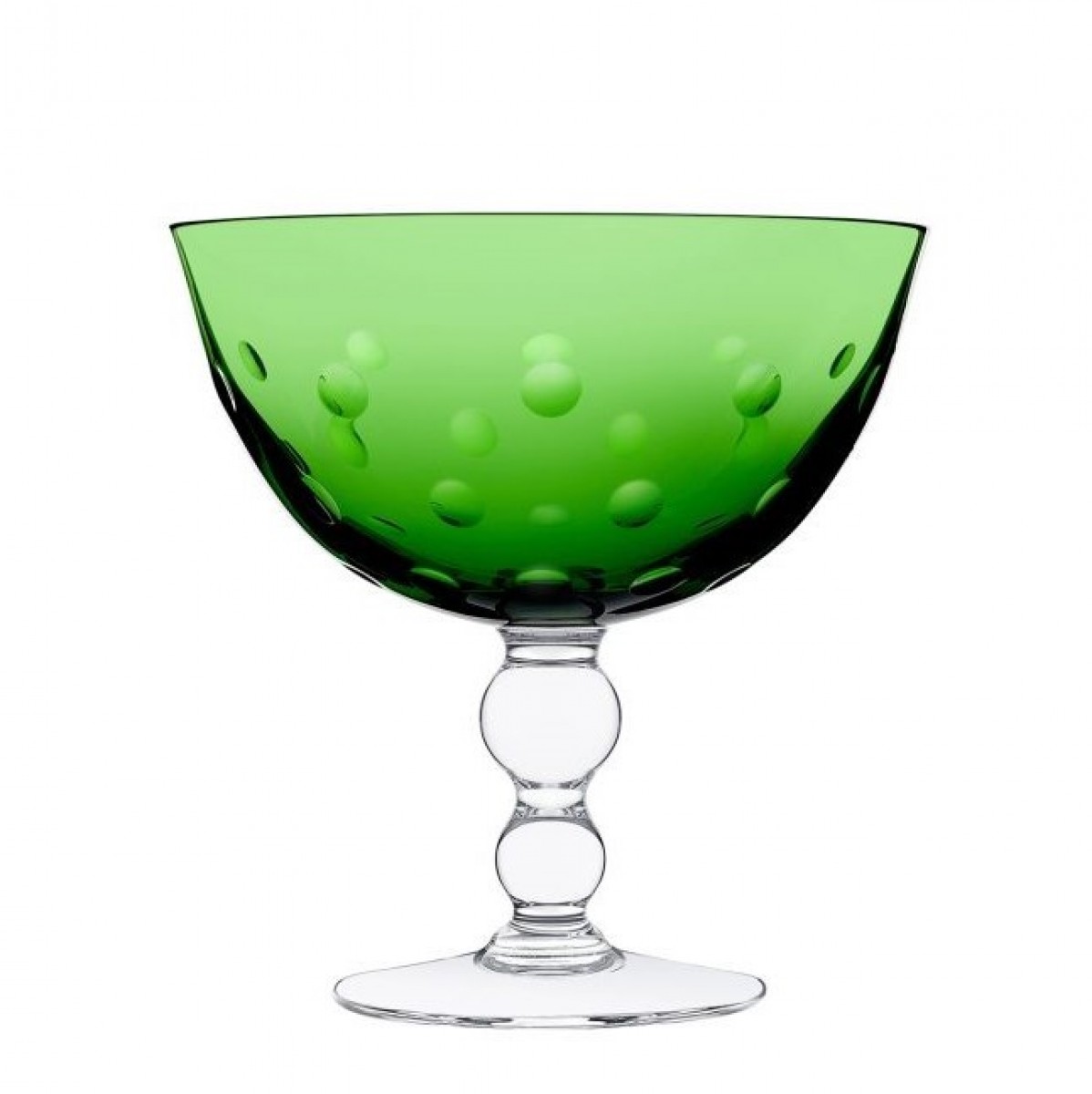 Bubbles Footed Cup - Green