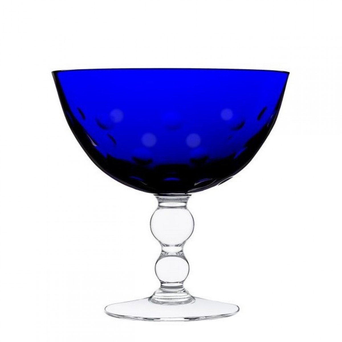 Bubbles Footed Cup - Dark Blue