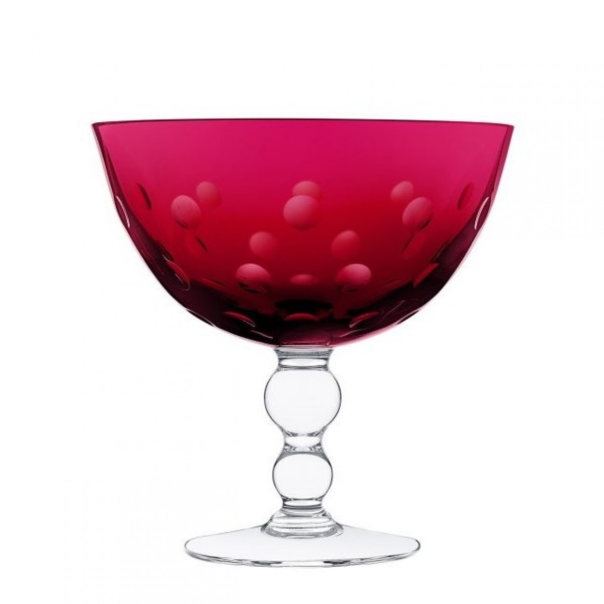 Bubbles Footed Cup - Red | Highlight image