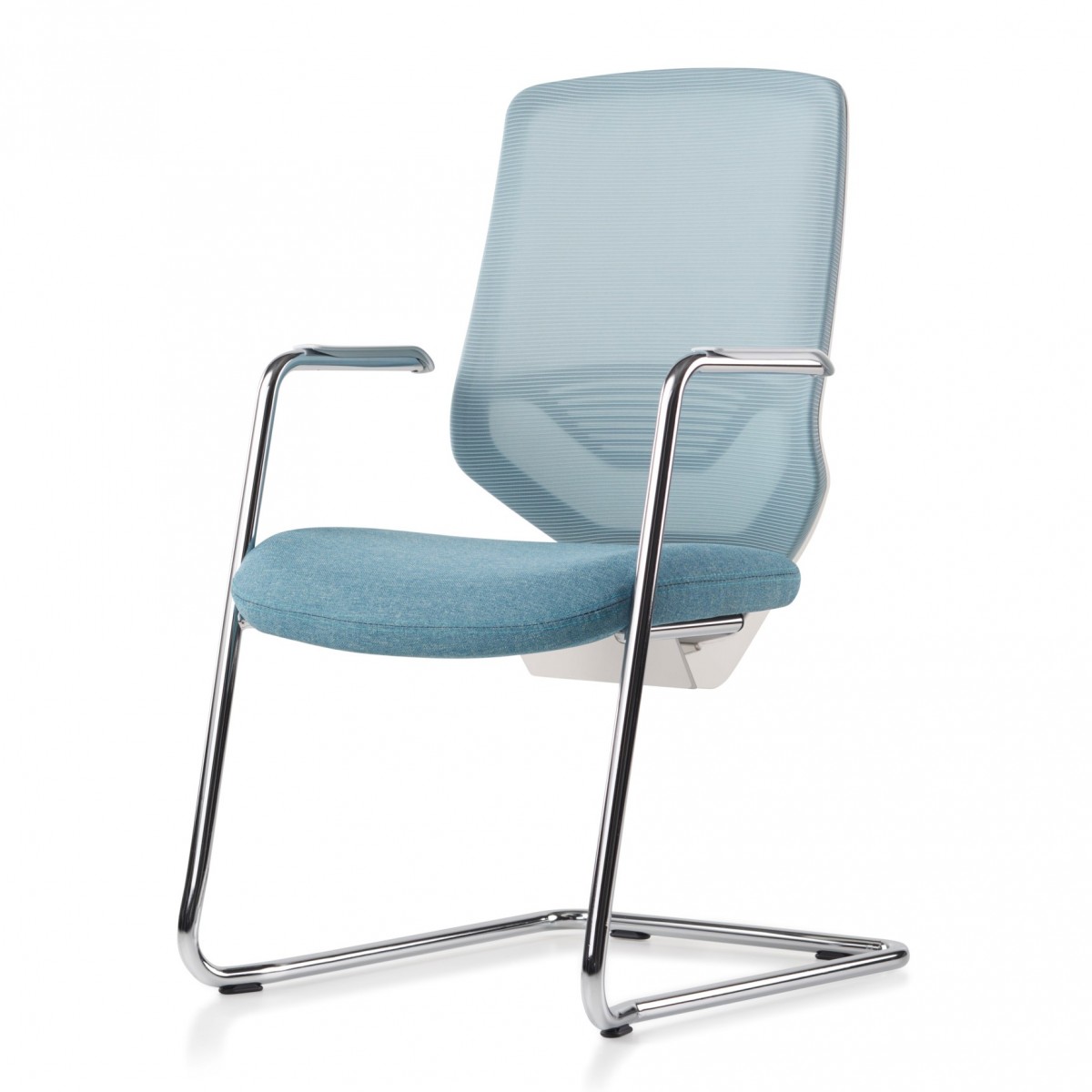 Express 2: Side Chair, Sled Base, Mesh Back