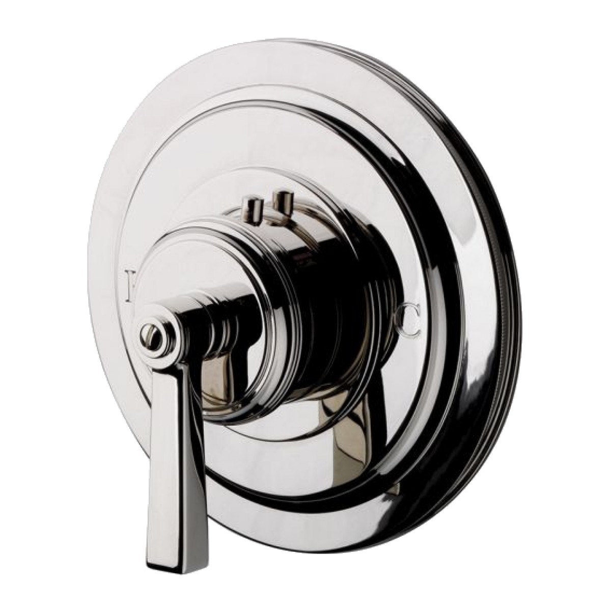 Aero Thermostatic Control Valve Trim with Metal Lever Handle