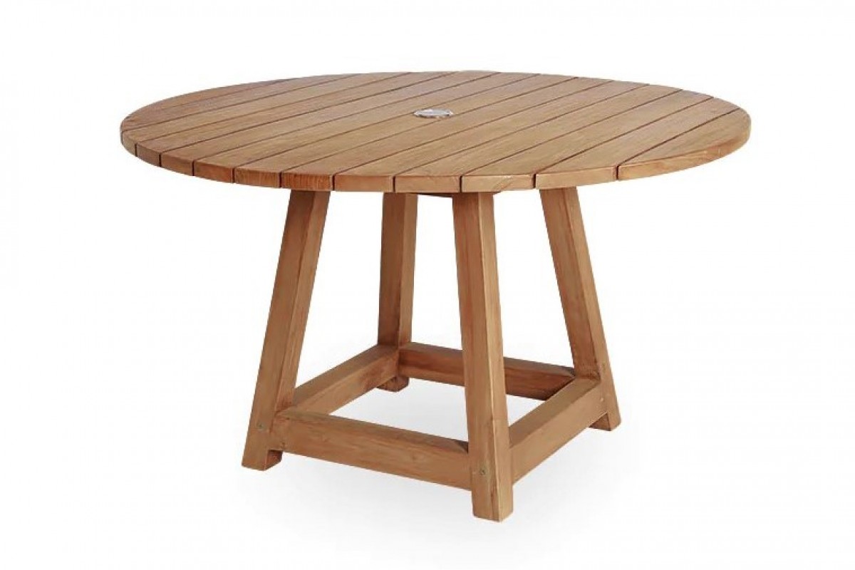 George Round Teak Table