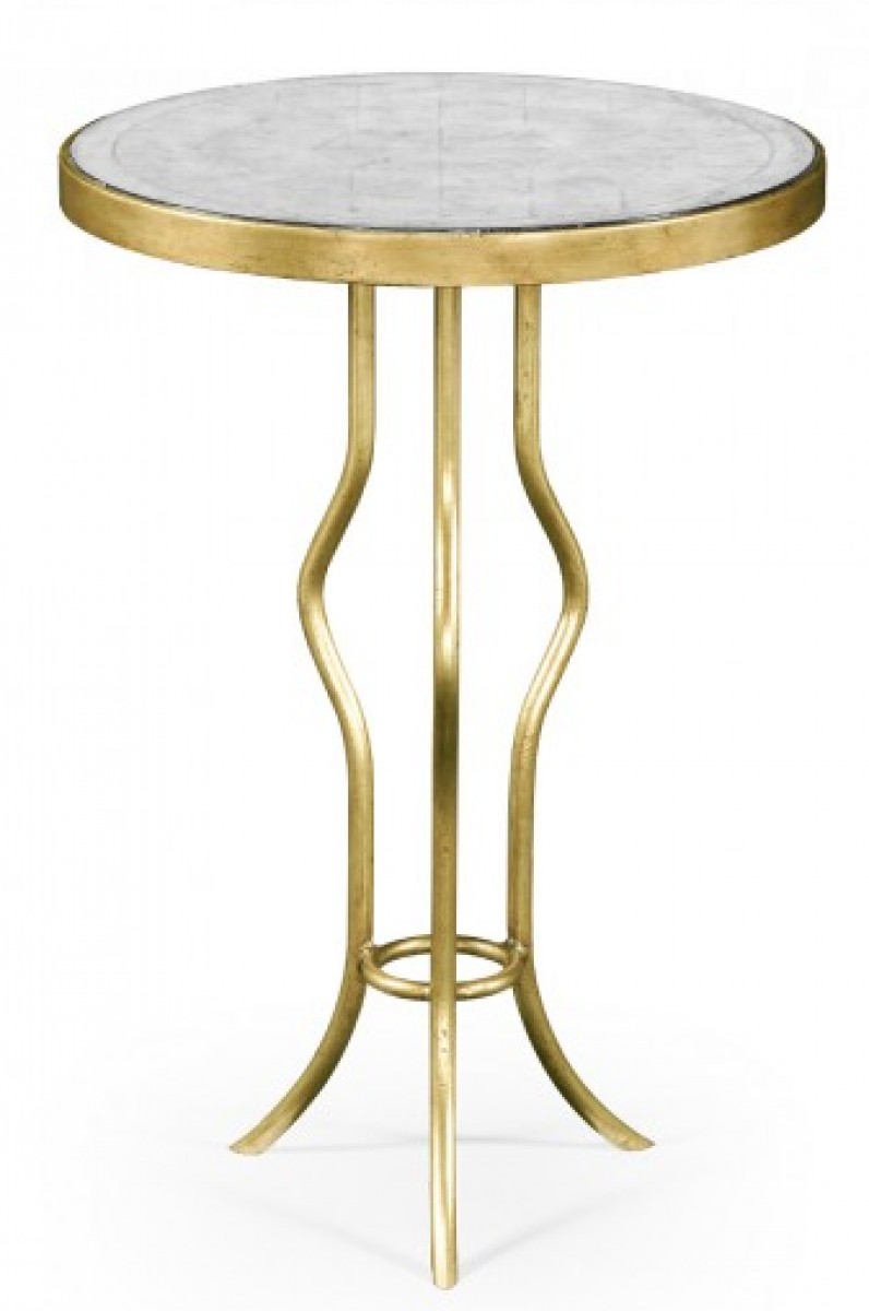 Églomisé & Gilt Iron Round Wine Table | Highlight image
