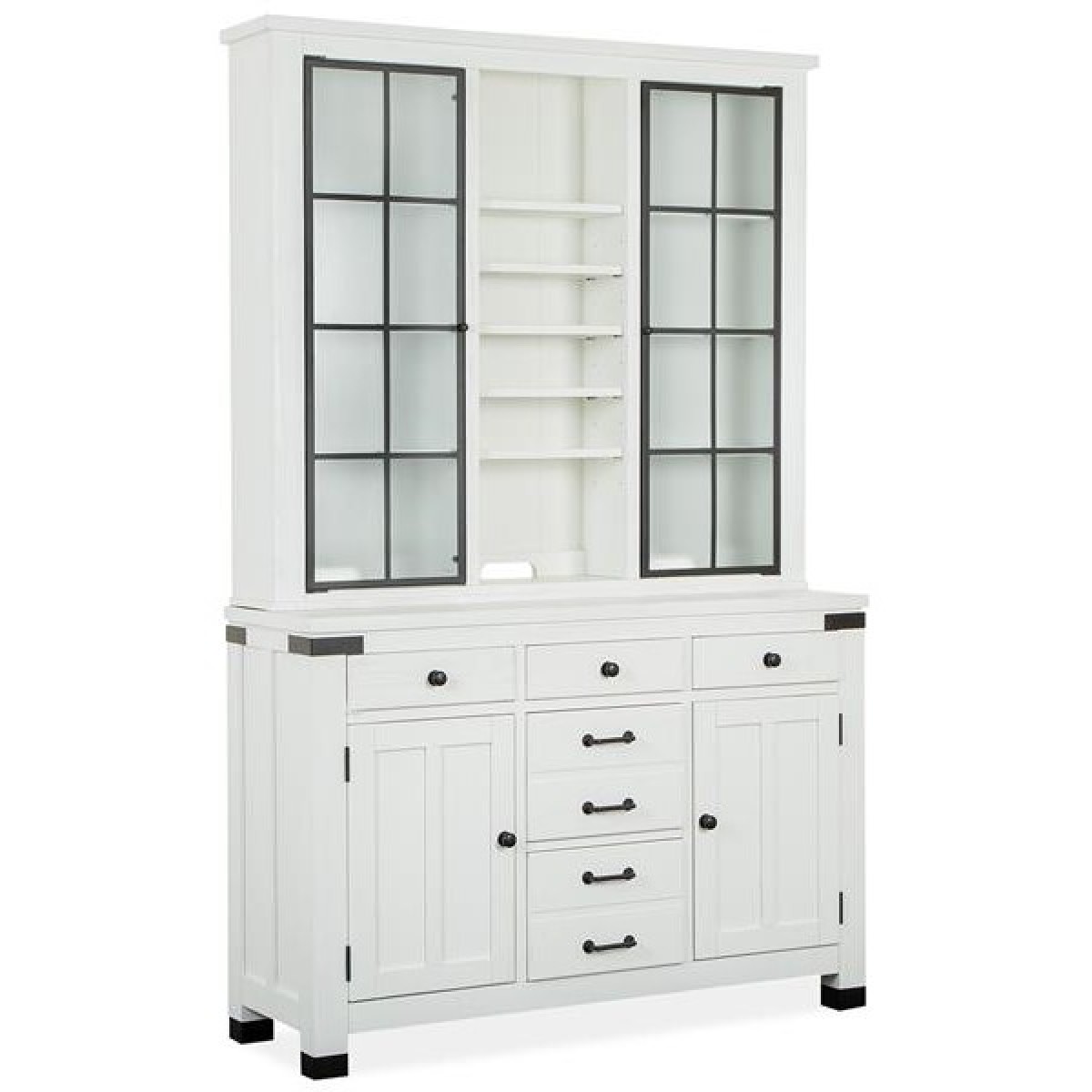 Harper Springs Wood Server with Hutch