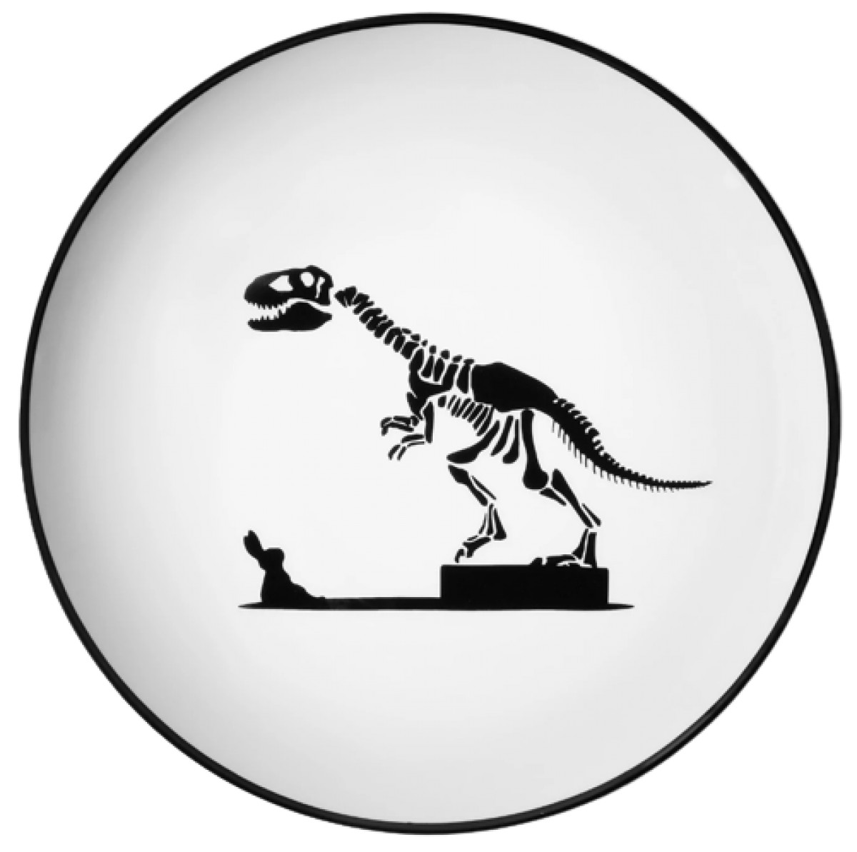 Dinosaur Rabbit Plate