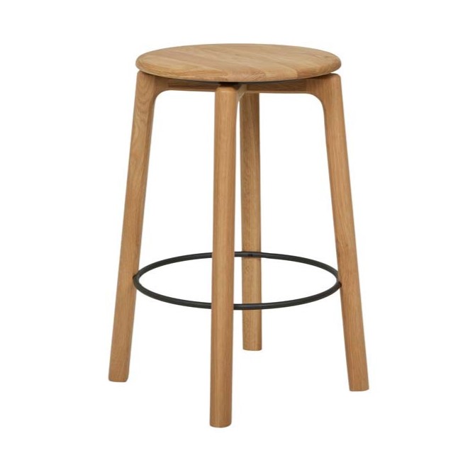 Glide Counter Stool - Wooden Seat