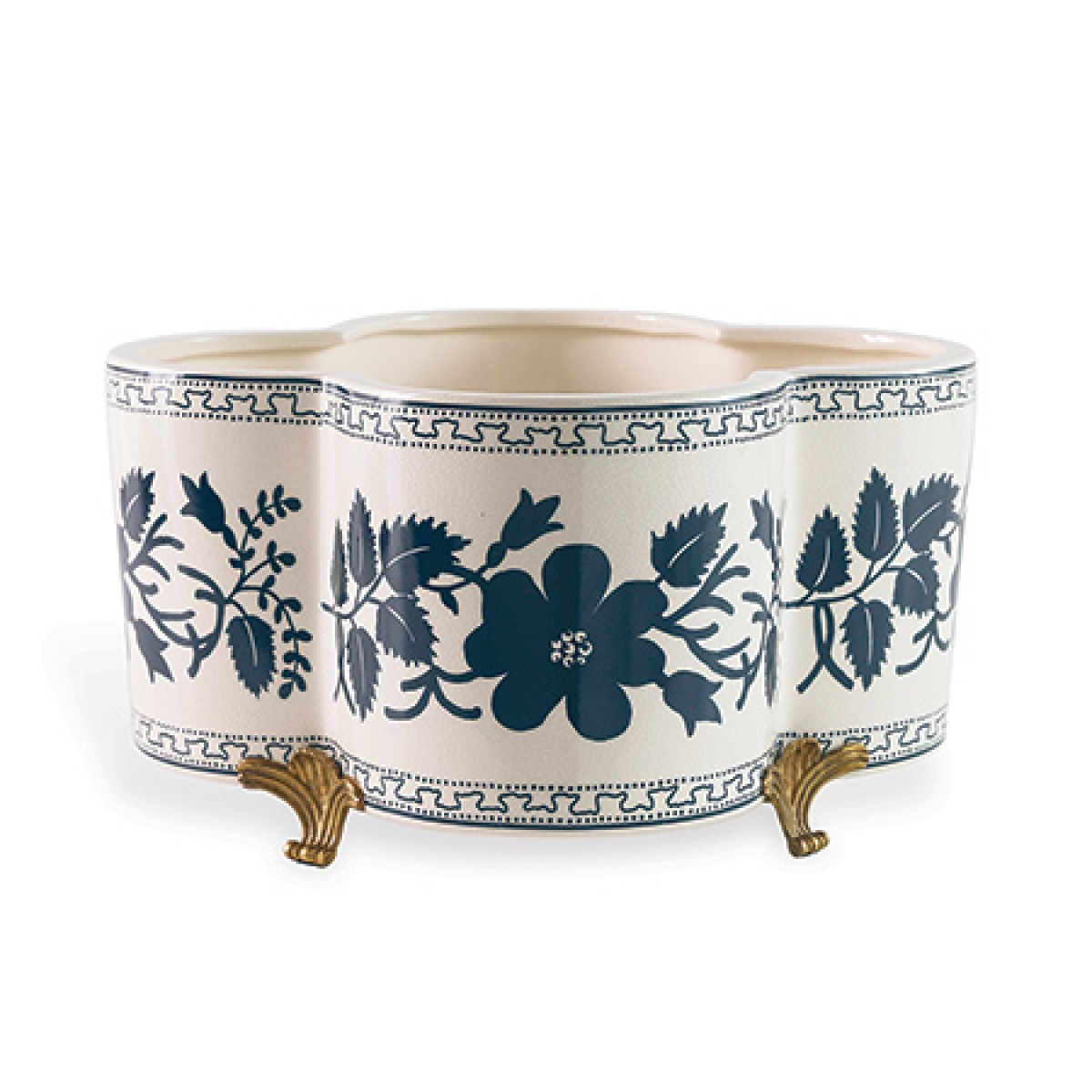 Breckenridge Quatrefoil Planter