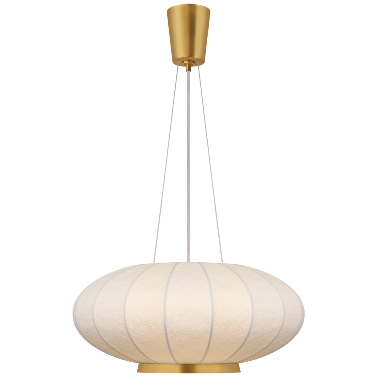Paper Moon Medium Hanging Shade with Rice Paper Shade | Highlight image