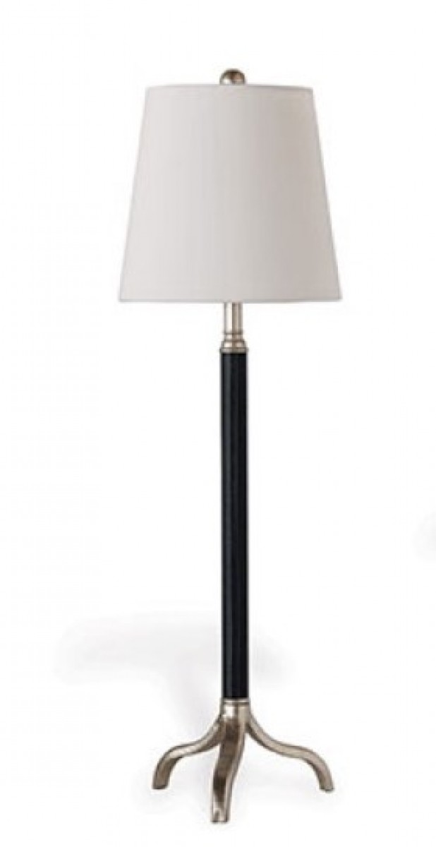 Portobello Black/Silver Buffet Lamp