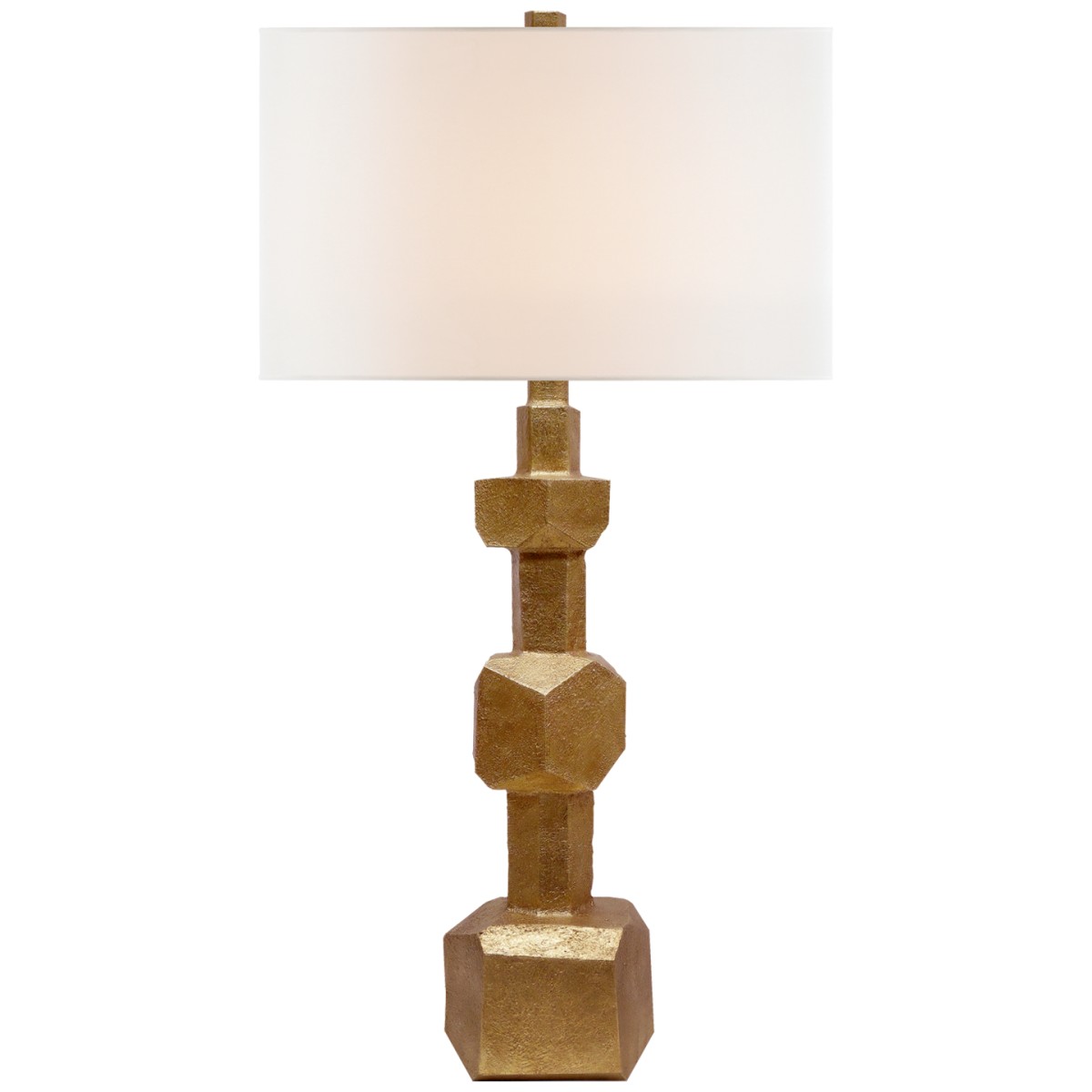 Vienne Medium Buffet Lamp with Linen Shade | Highlight image