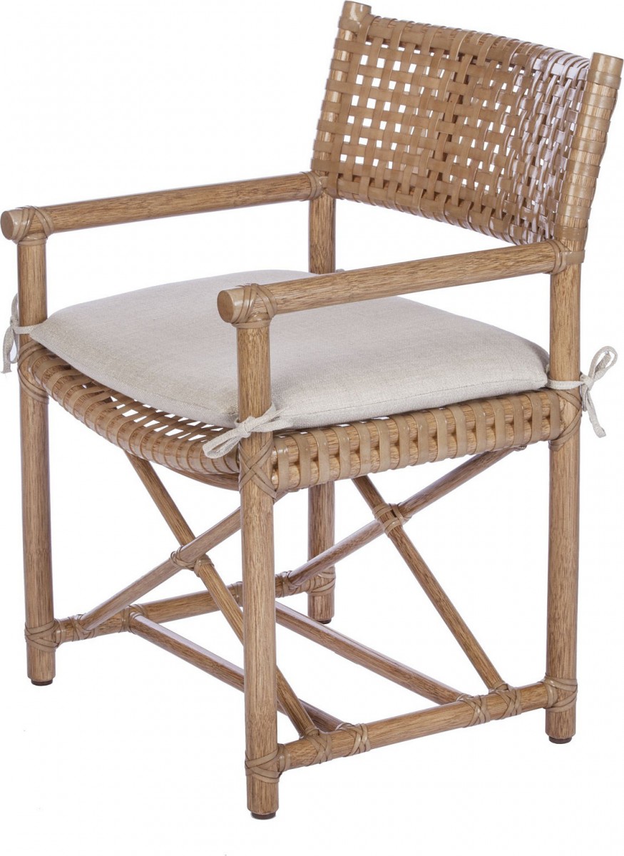 Antalya Laced Rawhide Arm Chair