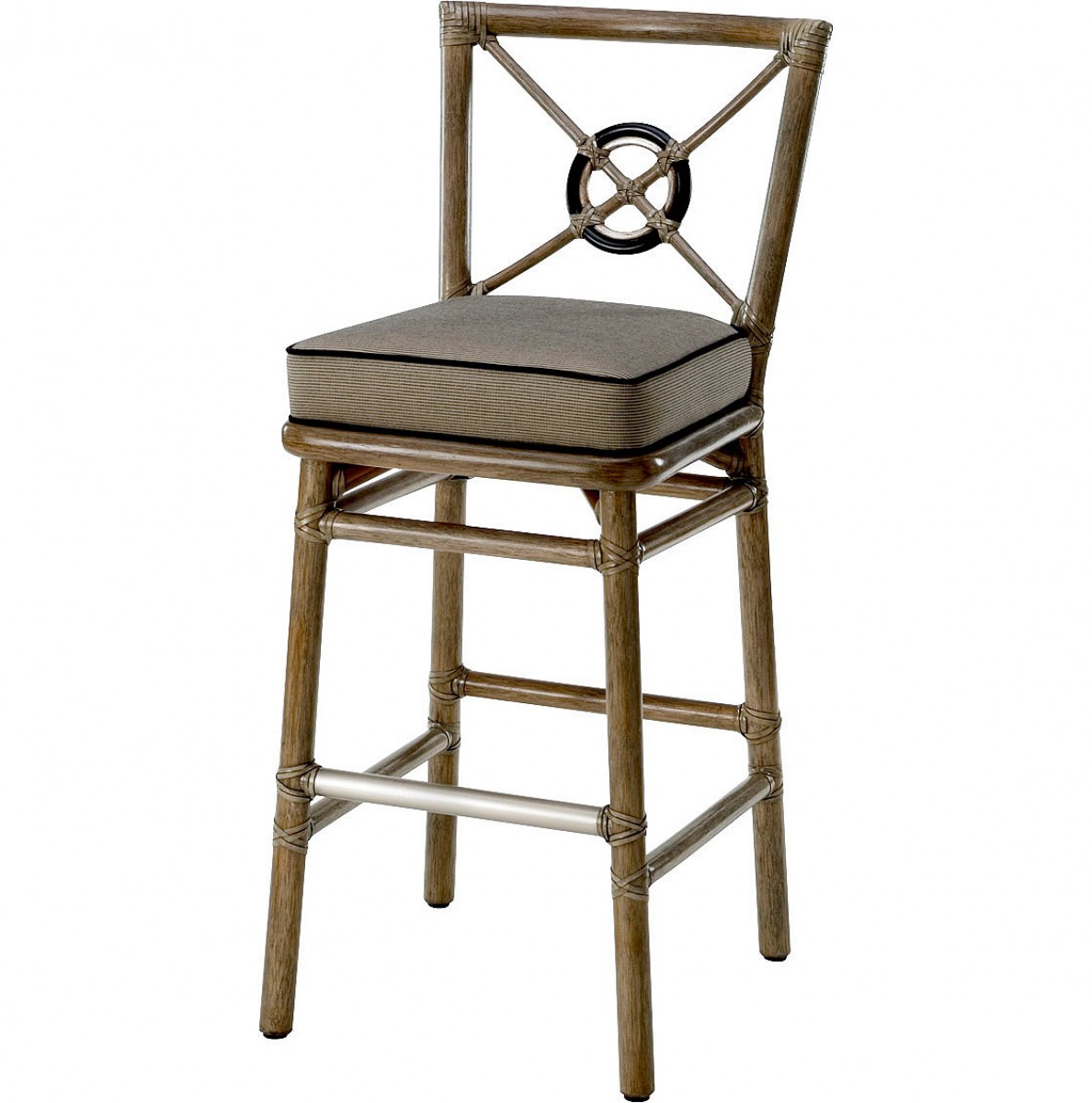 Rattan Target(R) Tall Back Counter Stool