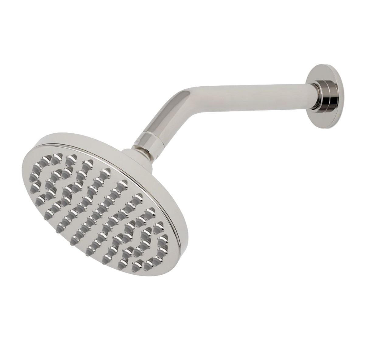 Flyte 6" Showerhead with 8" Wall Mounted 45 Degree Shower Arm | Highlight image