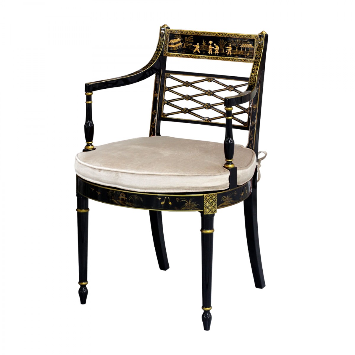 Chinoiserie Arm Chair
