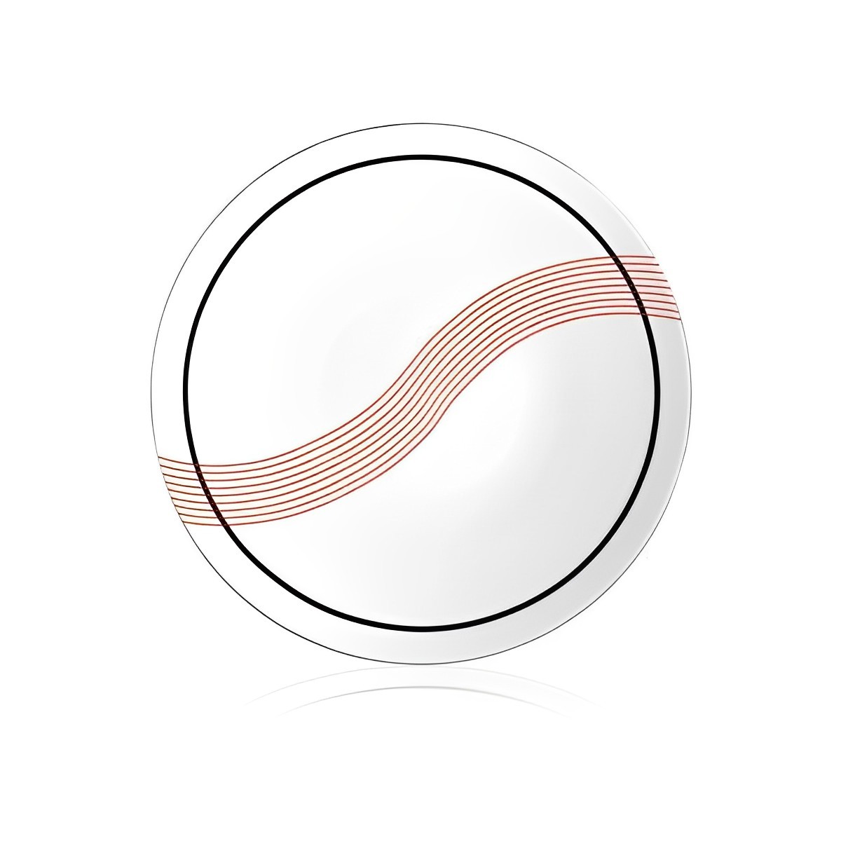Initiales Dessert Plate Courbes | Highlight image