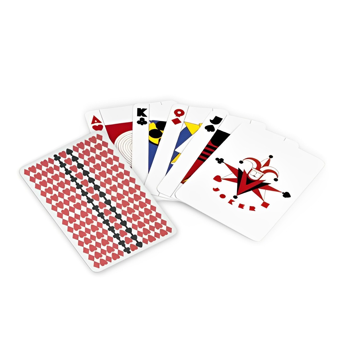 Red 54 Playing Cards Game