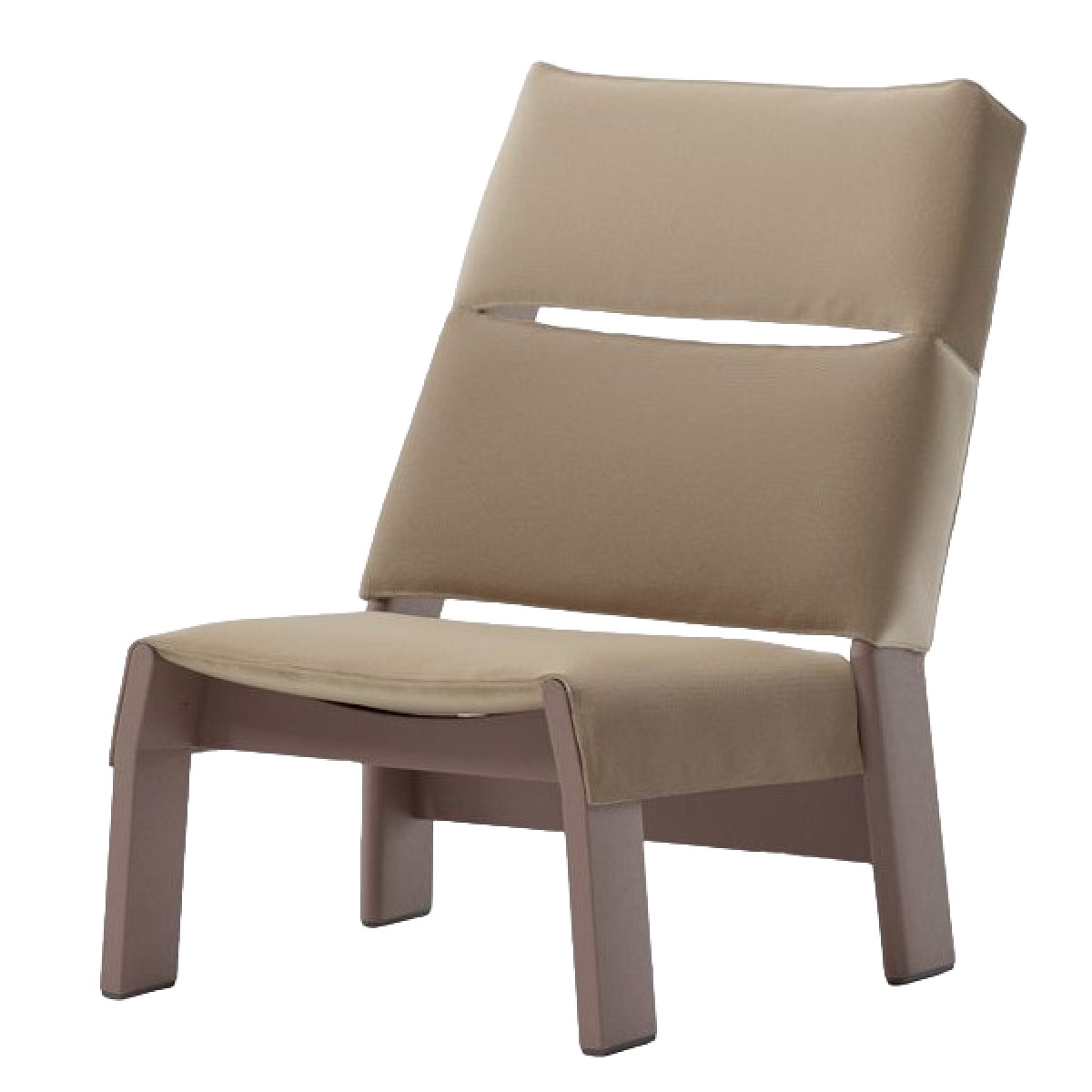 Band Club Chair Aluminium