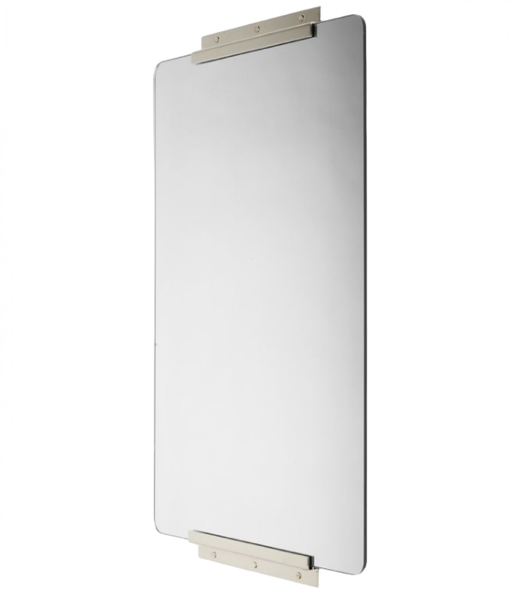 Cooper Metal Rectangular Wall Mounted Stationary Mirror 20" x 34 3/8" x 7/8"