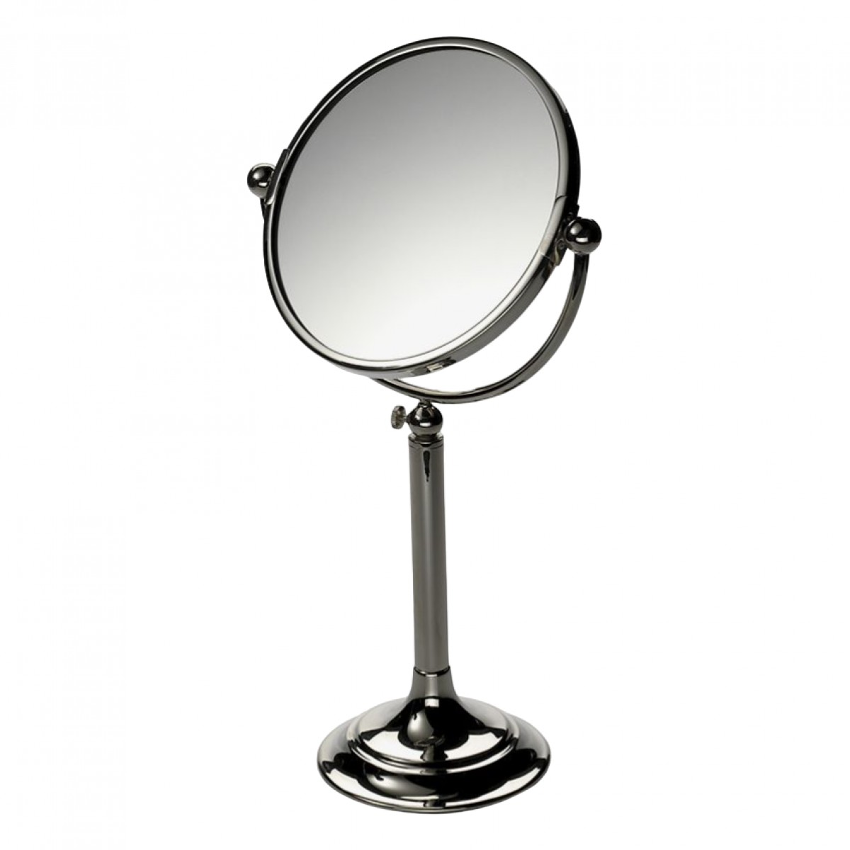 Crystal Freestanding Large 7 1/4" dia. Magnifying Mirror