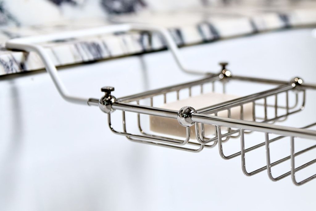 Crystal Freestanding Long Tub Rack | Highlight image 1