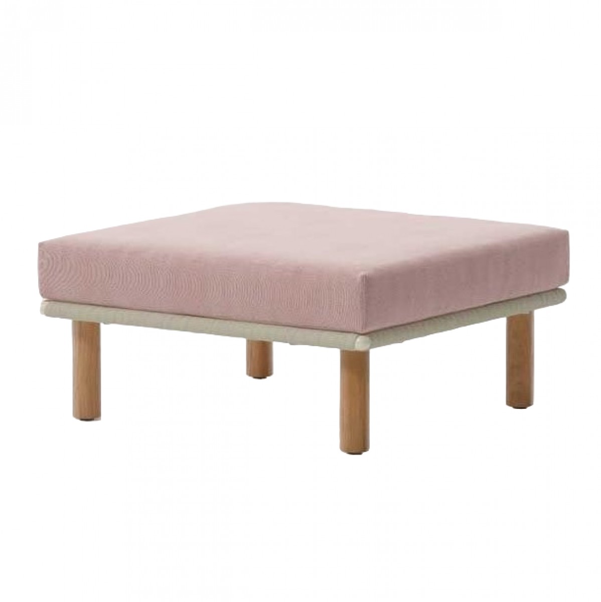 Bitta Stool L Teak Legs, with Seat Cushion | Highlight image