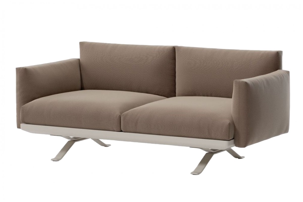 Boma 2-Seater Sofa with Crossed Legs