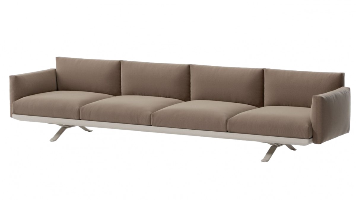 Boma 4-Seater Sofa with Crossed Legs