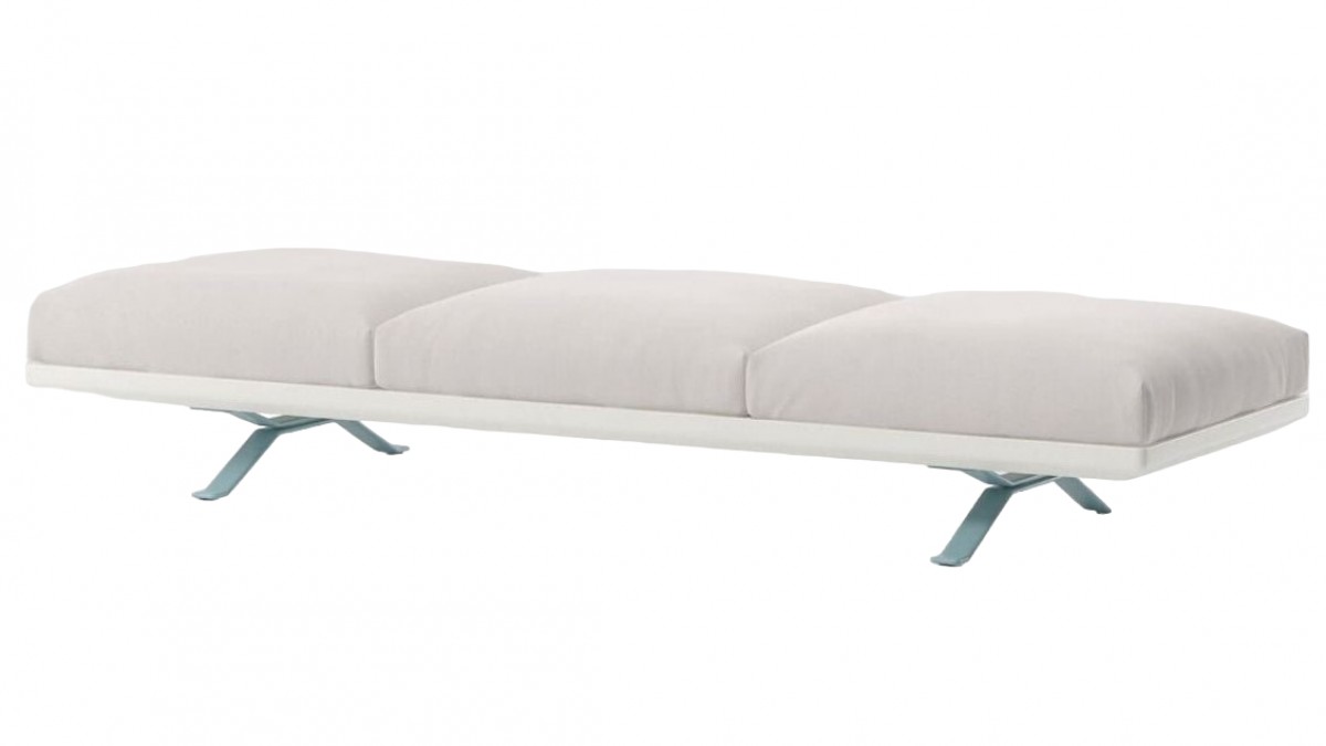 Boma Bench 3 Seater with Crossed Legs