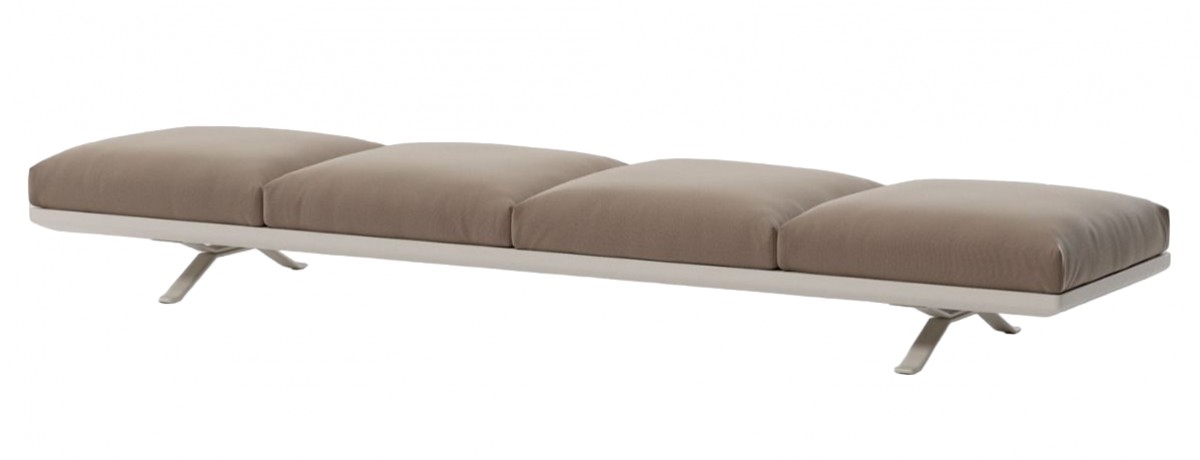 Boma Bench 4 Seater with Crossed Legs