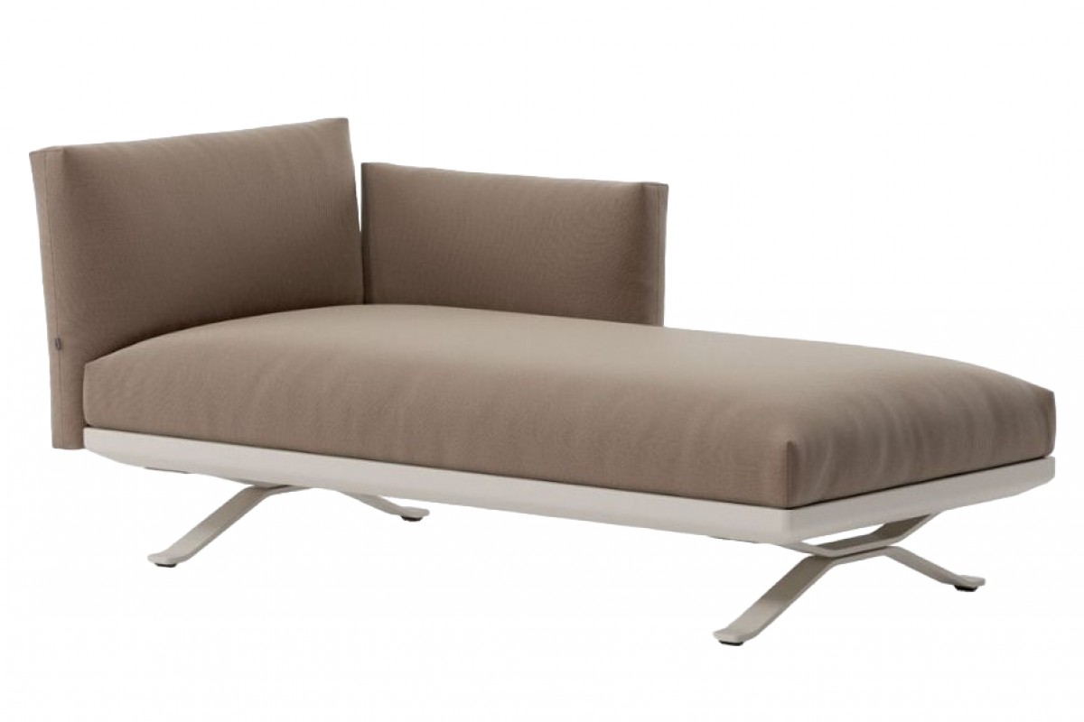 Boma Left Daybed with Crossed Legs