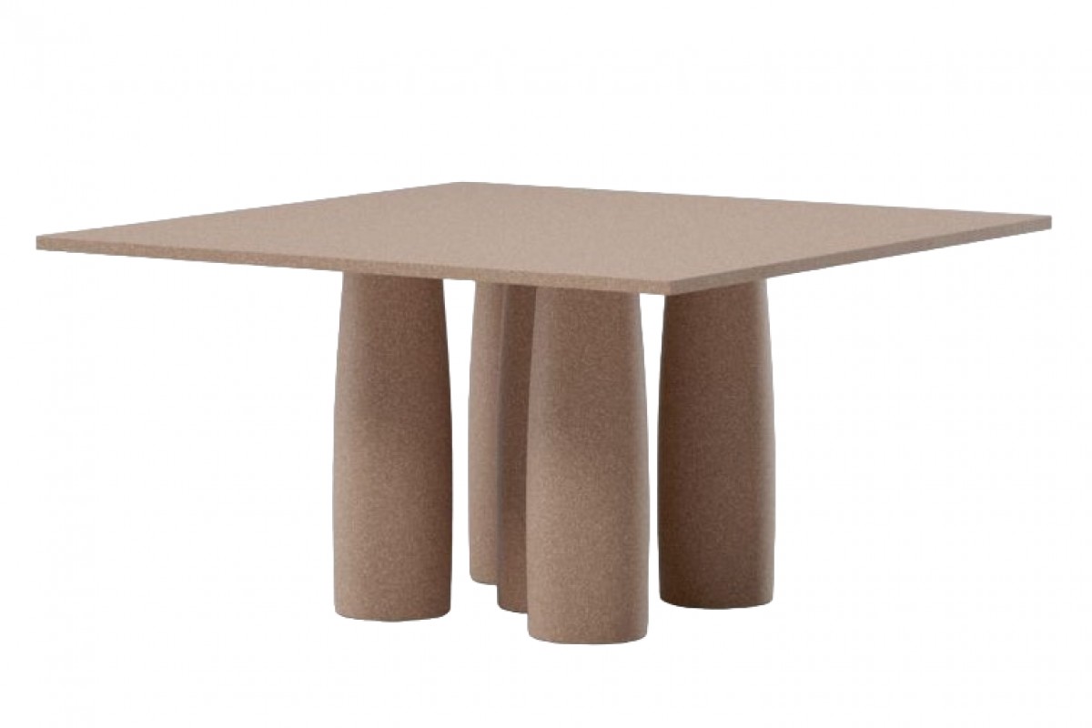 Il Colonnato Minera Stone Dining Table / 8 Guest 5-Leg