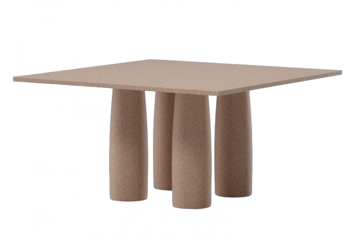 Il Colonnato Minera Stone Dining Table / 8 Guest 4-Leg