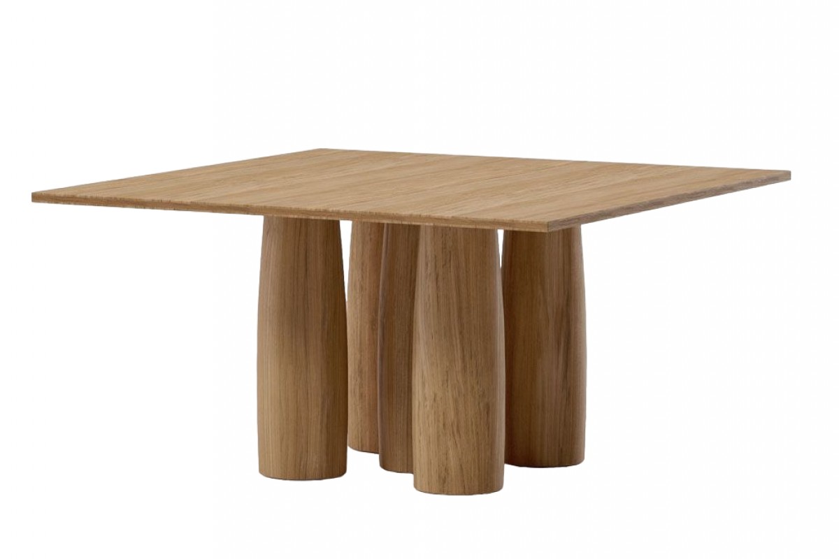 Il Colonnato Teak Dining Table / 8 Guest 5-Leg | Highlight image