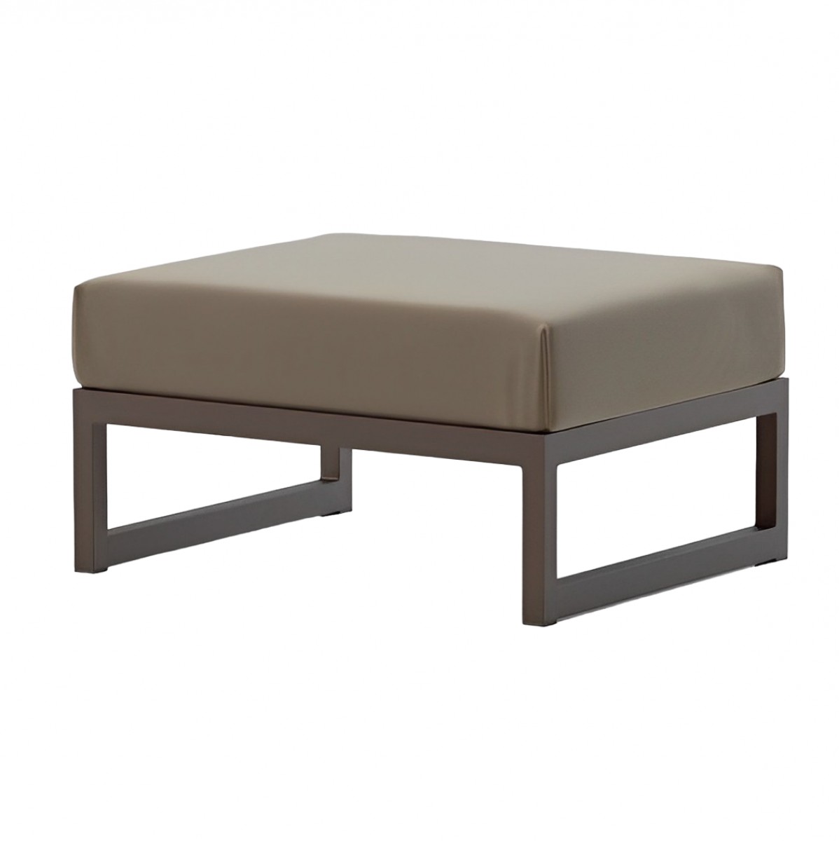 Landscape Footstool, with Seat Cushion