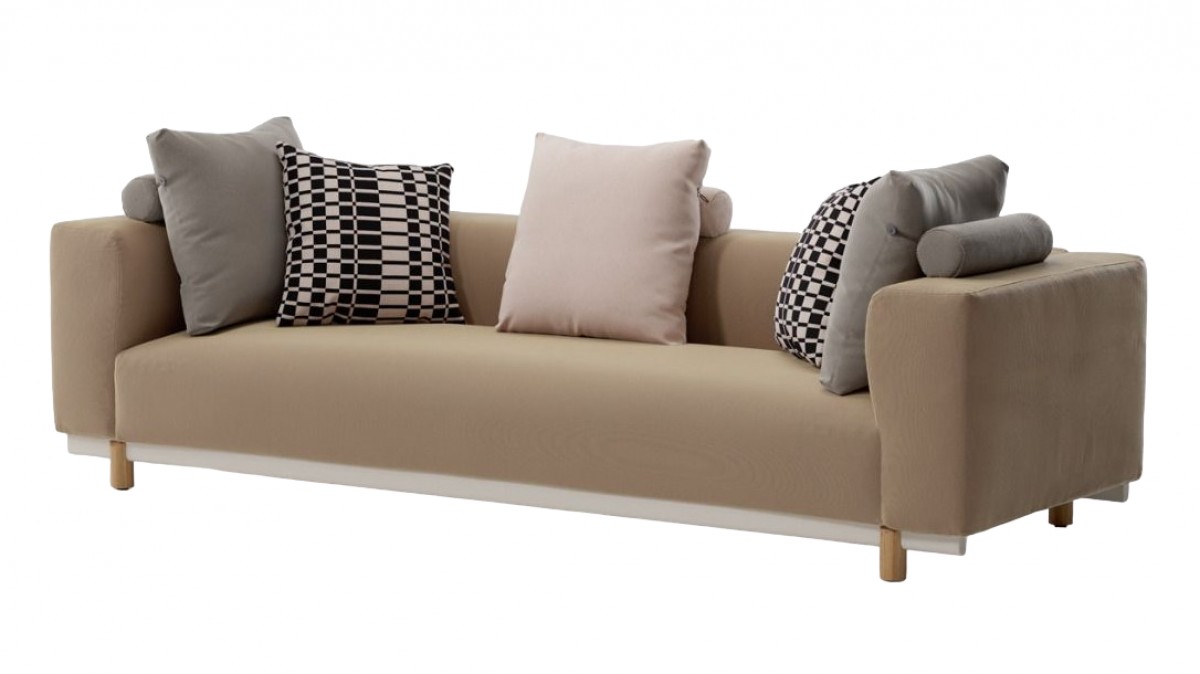 Molo 3-Seater, 1 Seat with 1 Back (No Piping), without Decoration Cushion | Highlight image