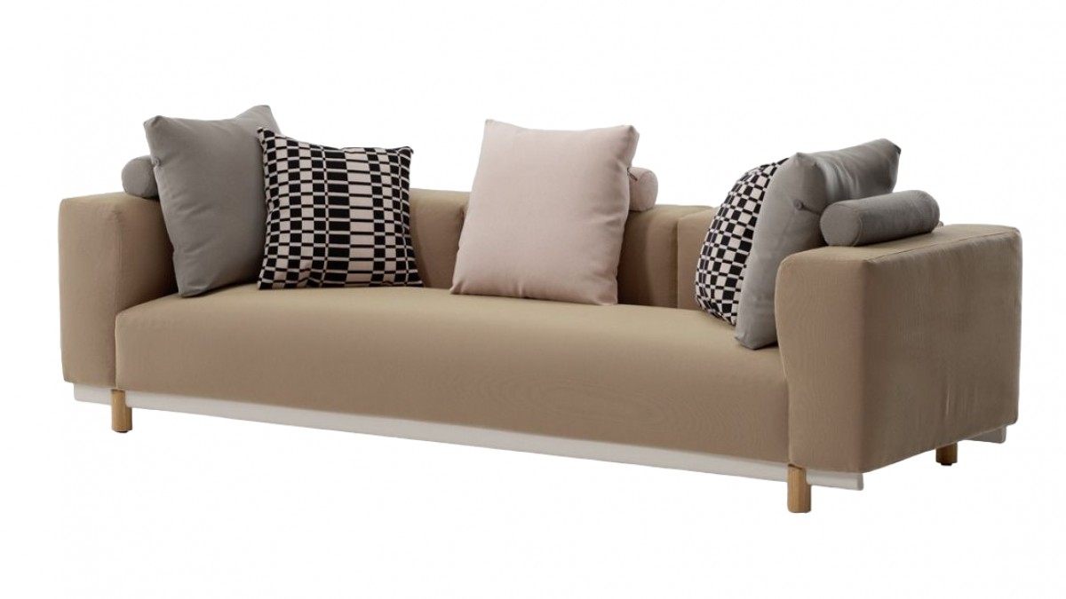 Molo 3-Seater, 1 Seat with 3 Backs (No Piping), without Decoration Cushion | Highlight image
