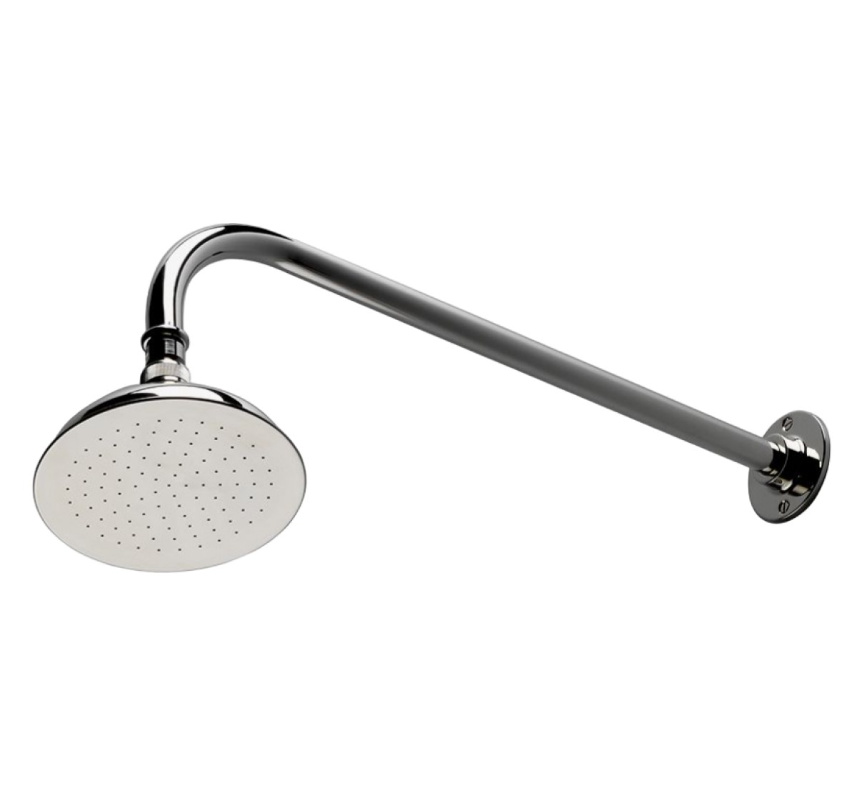 Easton Classic Wall Mounted 6" Shower Rose, Arm and Flange | Highlight image