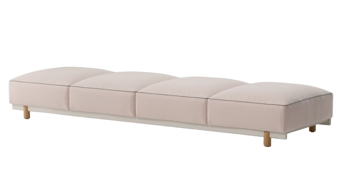 Molo Bench 4-Seater (with Piping)