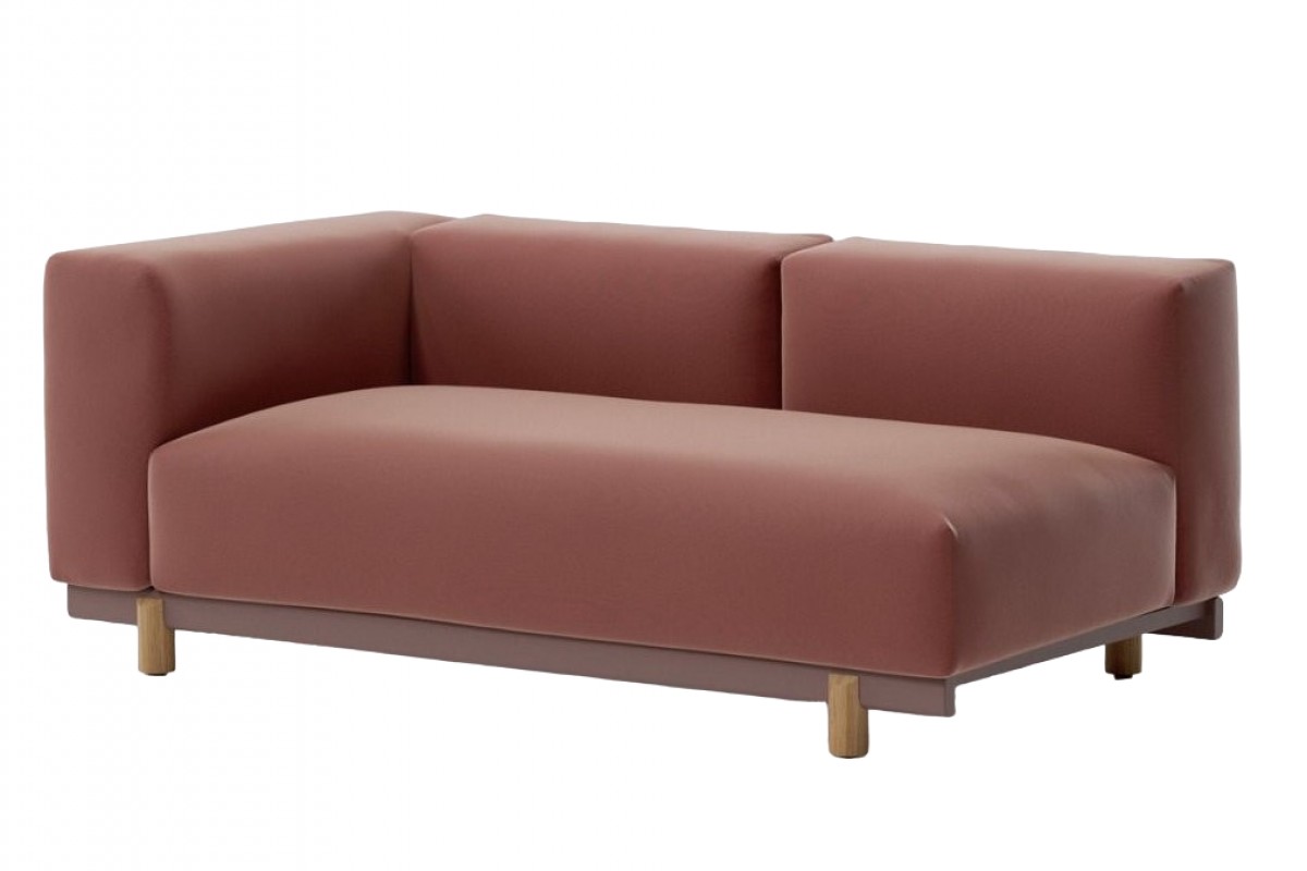 Molo Left Corner 2-Seater, 1 Seat with 2 Backs (No Piping) | Highlight image