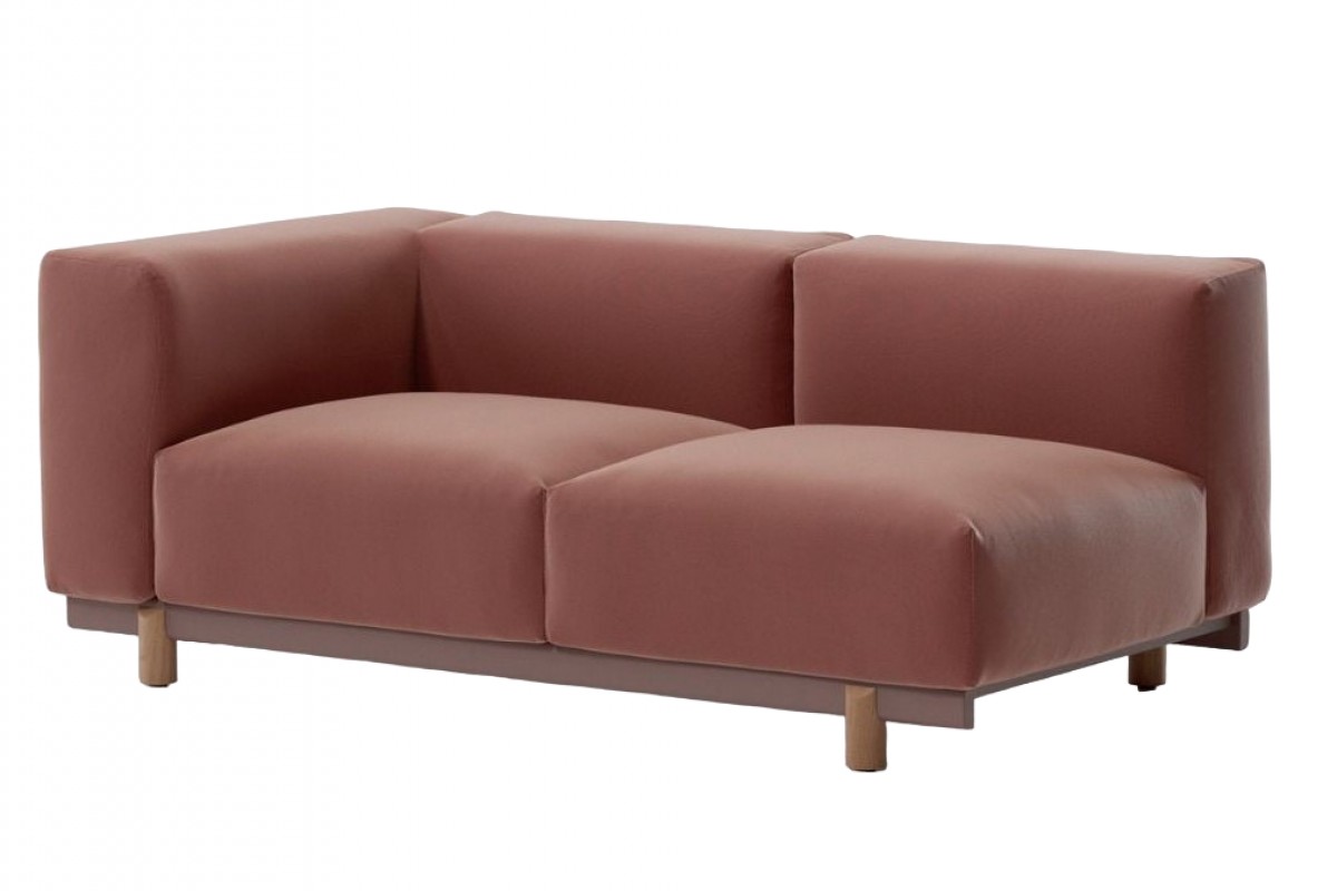 Molo Left Corner 2-Seater, 2 Seats with 2 Backs (No Piping) | Highlight image