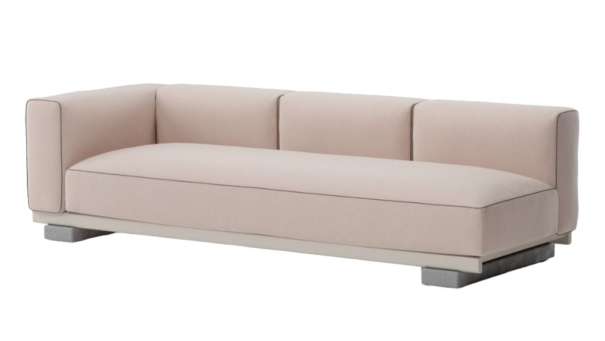 Molo Left Corner 3-Seater, 1 Seat with 3 Backs (With Piping) | Highlight image