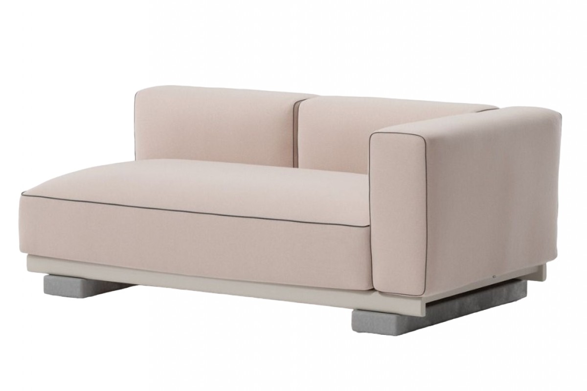 Molo Right Corner 2-Seater, 1 Seat with 2 Backs (with Piping)