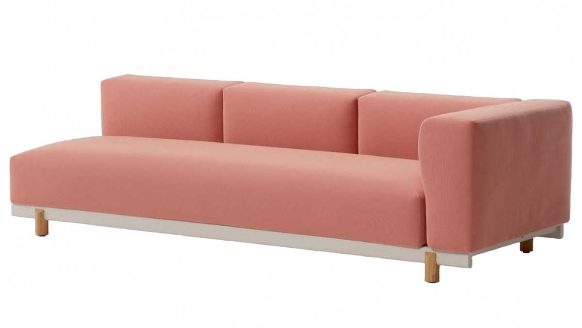 Molo Right Corner 3-Seater, 1 Seat with 3 Backs (No Piping) | Highlight image