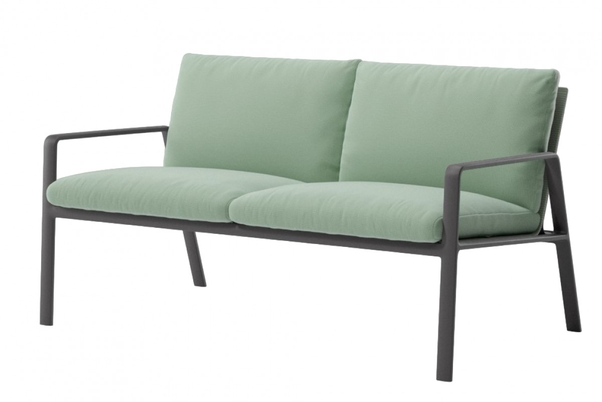 Park Life 2-Seater Sofa, with Seat and Back Cushion