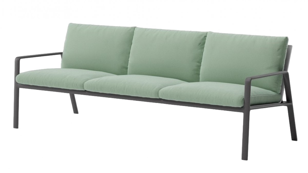 Park Life 3-Seater Sofa, with Seat and Back Cushion