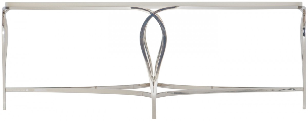 Calista Metal Oval Cocktail Table