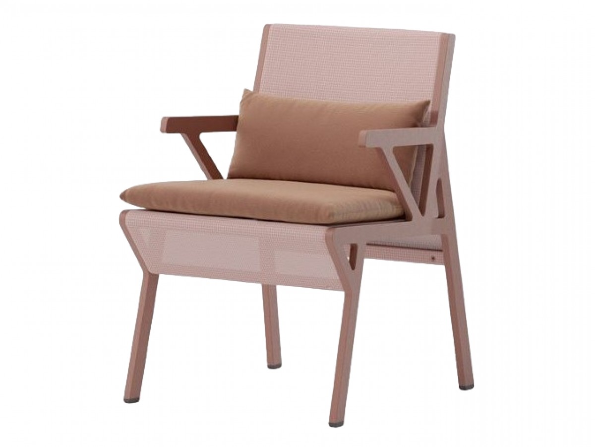 Vieques Dining Armchair, with Seat Cushion (without Kidney Pillow)